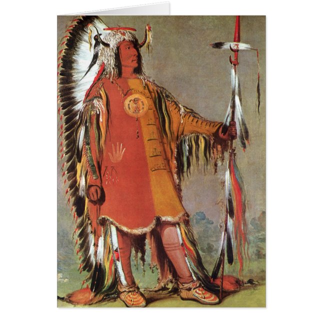 Portrait du chef indien Mato-Tope par George Catli (Devant)