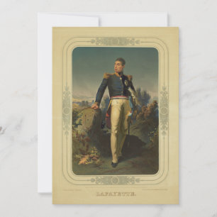 Portrait du Général Marquis de Lafayette