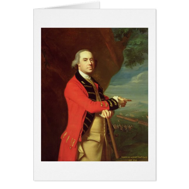 Portrait du Général Thomas Gage, c.1768 (huile sur (Devant)