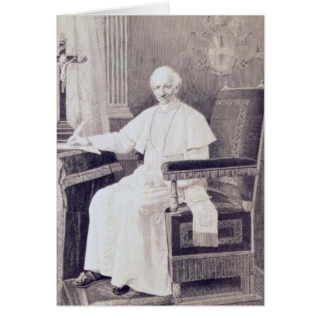 Portrait du Pape Léon XIII (Devant)