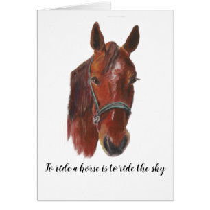 Portrait du visage du Cheval de Châtaignes