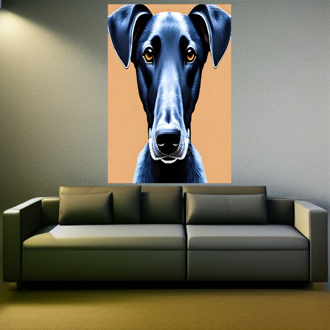 Portrait d'un Azawakh | AI Art Poster (Créateur téléchargé)