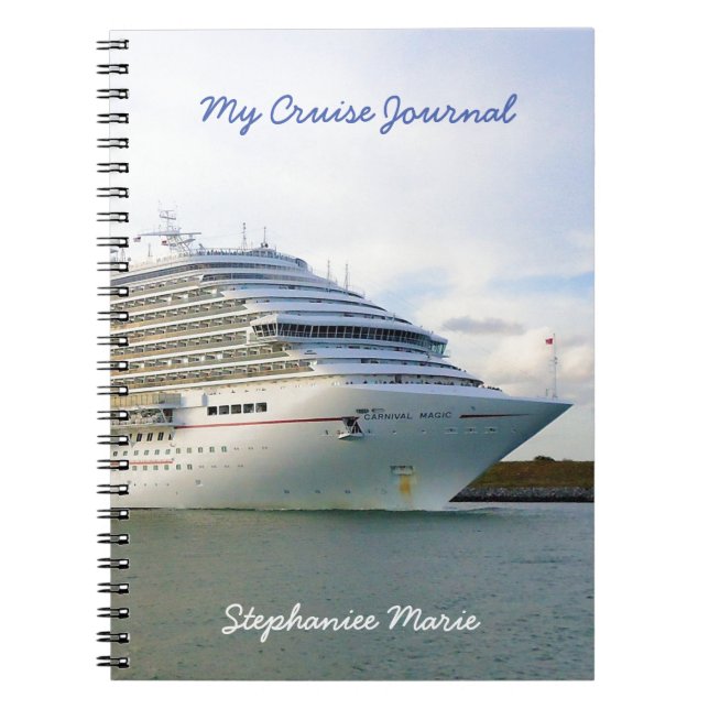 Portrait d'un Bow Personnalisé Cruise Journal (Devant)