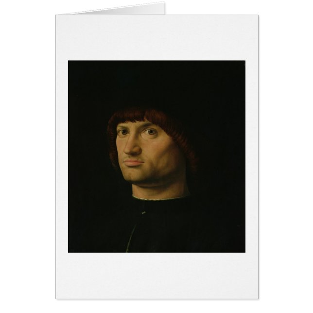 Portrait d'un homme, ou le Condottiere, 1475 (Devant)