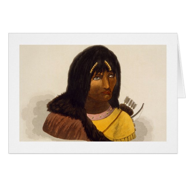Portrait d'un Indien en pierre, de 'récit d'un J (Devant horizontal)