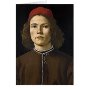 Portrait d'un jeune homme par Botticelli