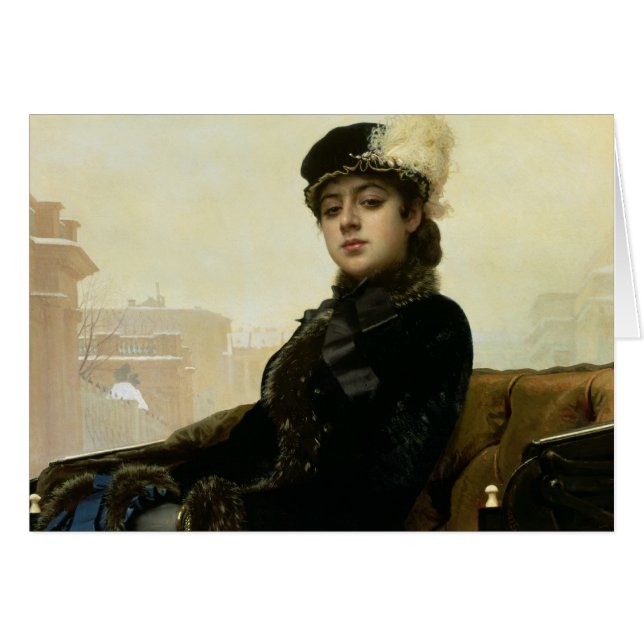 Portrait d'une femme inconnue, 1883 (Devant horizontal)