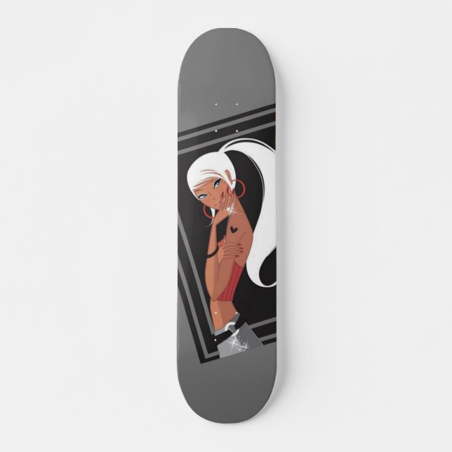 Portrait Girl Skateboard (Devant)