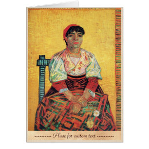 Portrait italien de femme peignant Vincent van