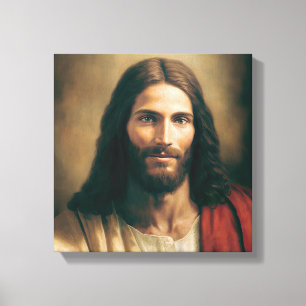 Portrait Jésus Christ sur toile 12x12