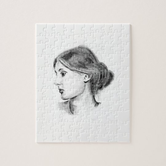 Portrait mou de crayon de la Virginie Woolf Puzzle