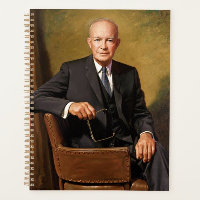 Portrait officiel de Dwight Eisenhower à la Maison (Devant)