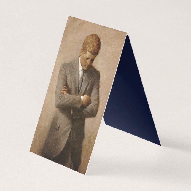 Portrait peint du président américain John Kennedy (Front)