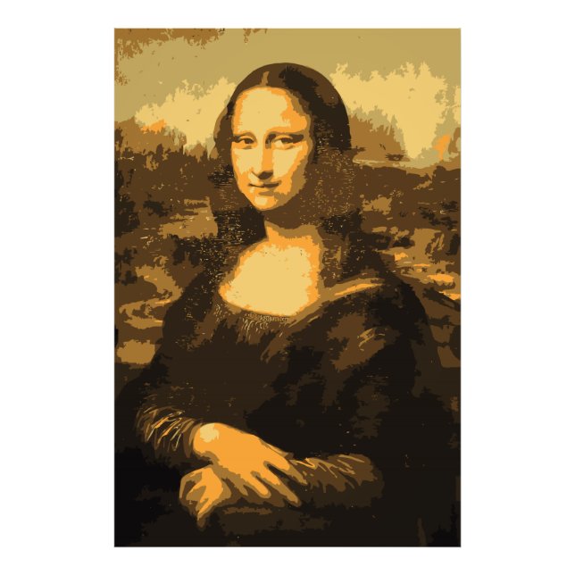 Portrait photo de Mona Lisa (Devant)