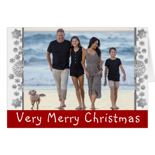 PORTRAIT PHOTO FAMILIALE DE NOËL (Devant horizontal)