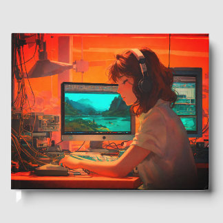 portrait photographique d'un livre d'or féminin de