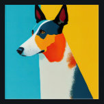 Portrait Pop Art Chien<br><div class="desc">Un joli portrait vibrant d'une canine pleine d'âme pour les amoureux de les chiens de toutes les bandes.</div>