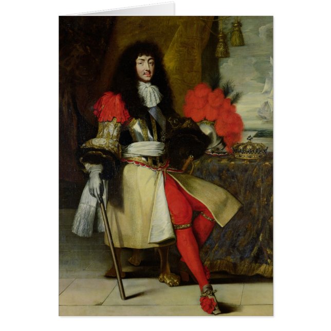 Portrait posé de Louis XIV après 1670 (Devant)