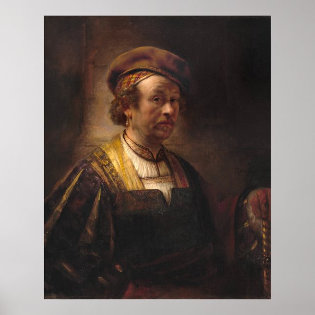 Portrait - Poster de Rembrandt Fine Art (Devant)