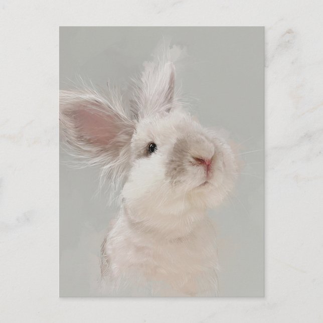 Portrait Rabbit No.35 Carte postale (Devant)
