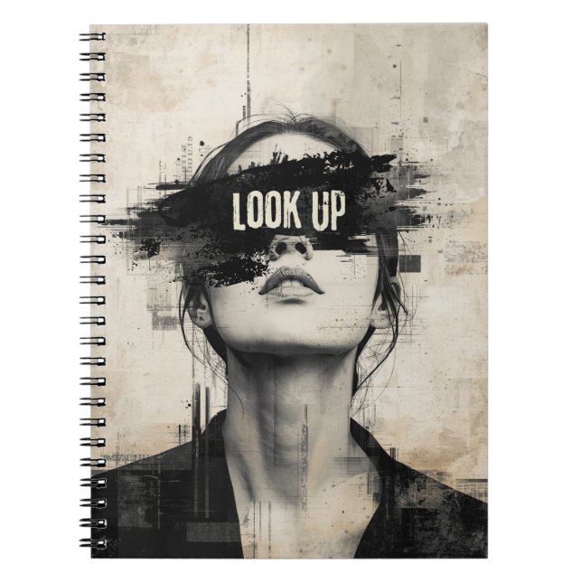 Portrait - REGARDER | Journal carnet (Devant)