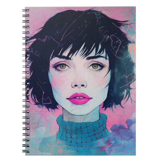 Portrait Scribble | Journal carnet (Devant)