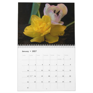 Portraits de fleurs - Calendrier 2027