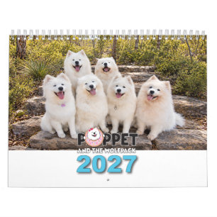 Portraits de la Meute de Loups Calendrier 2027