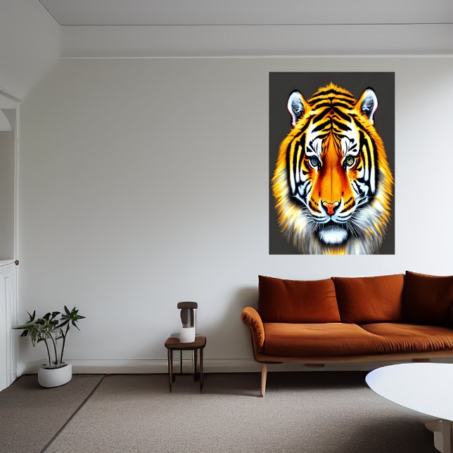 Portraits de tigres sibériens | AI Art Poster (Créateur téléchargé)