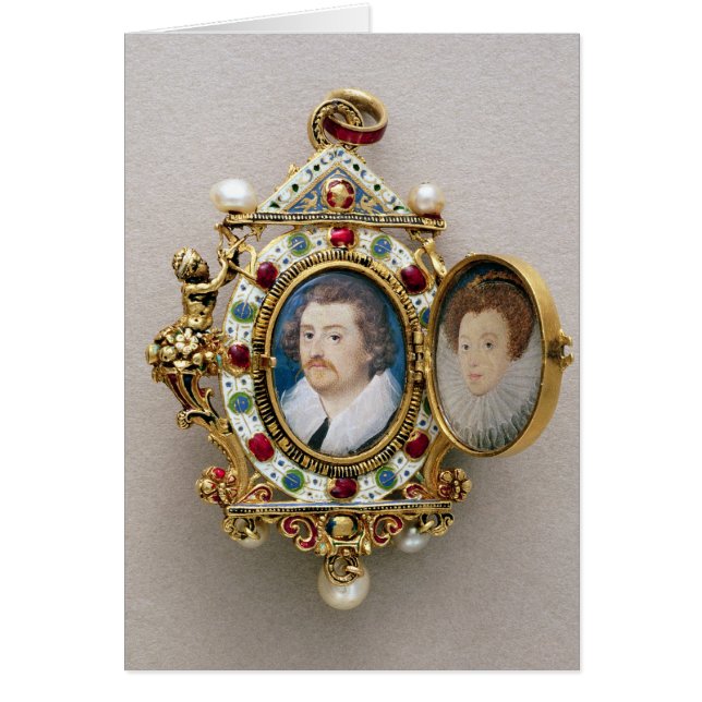 Portraits d'homme et de femme inconnus, c.1590 (Devant)