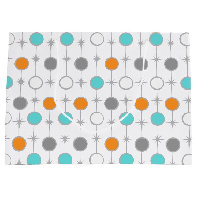 Ports rétro et Starbursts Sac cadeau (Devant)