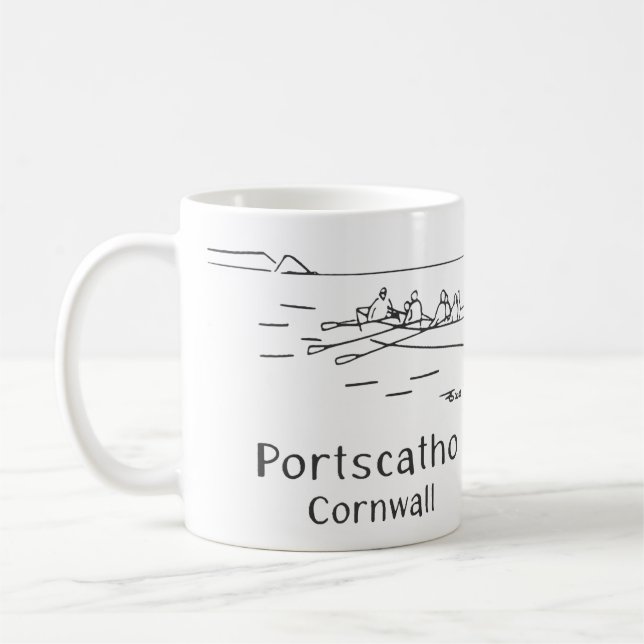 Portscatho Gig Rowers Mug (Gauche)