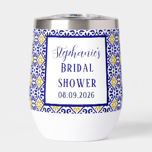 Portugais Carreaux Bleu Méditerranée Douche nuptia