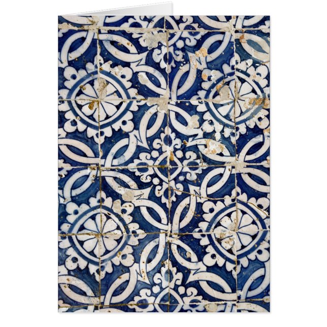 Portugais vintage Azulejo (Devant)