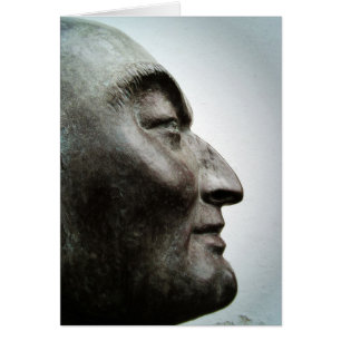 (Portugal) Carte de profil de statue