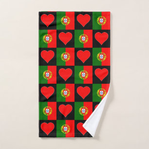 Portugal Drapeau et coeur Motif portugais Pride