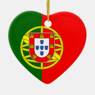 Portugal Drapeau Ornement cardiaque