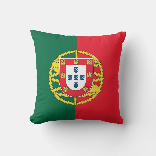 Portugal Drapeau sur le Coussin américain MoJo (Recto)