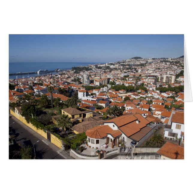 Portugal, île de Madère, Funchal. Téléphérique (Devant horizontal)