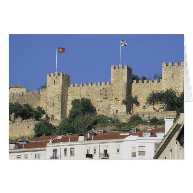 Portugal, Lisbonne. Castelo de Sao Jorge. (Devant horizontal)