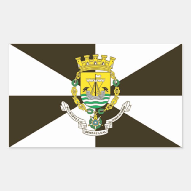 Portugal, Lisbonne* Sticker drapeau Bandeira de Li (Devant)