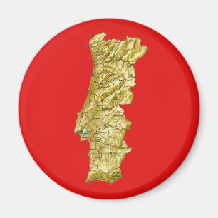Portugal Map Magnet