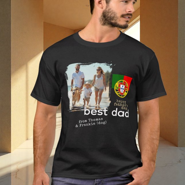 Portugal Meilleur T-shirt papa, photo, Fête des pè (Créateur téléchargé)