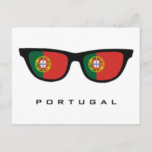 Portugal Shades texte personnalisé et carte postal