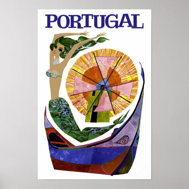 Portugal travel poster (Devant)