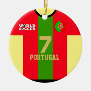 Portugal World Soccer Jersey Ornement