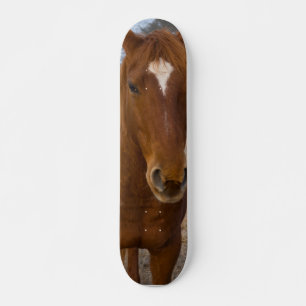 Pose de cheval skateboard