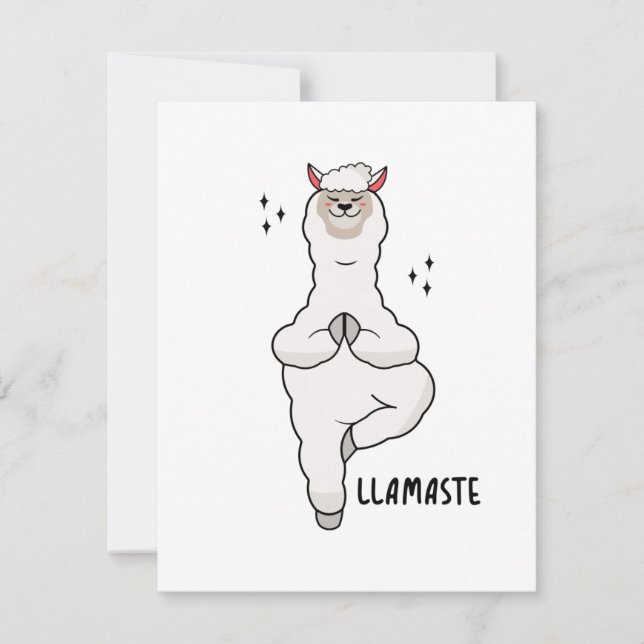 Pose De Yoga Llama Au Llamaste (Devant)