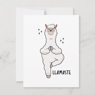 Pose De Yoga Llama Au Llamaste