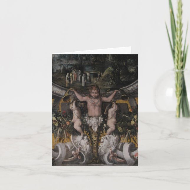 Pose gothique ~ Carte de voeux et de notes (Devant)